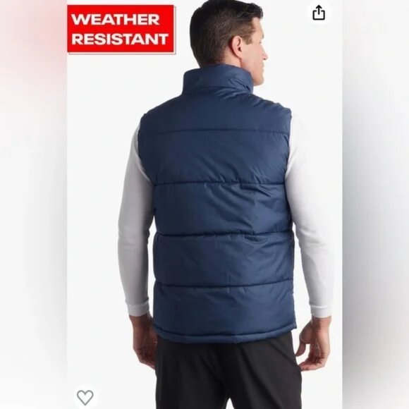 Reebok Men's Black Puffer Vest/NWT/XL - Picture 3 of 16